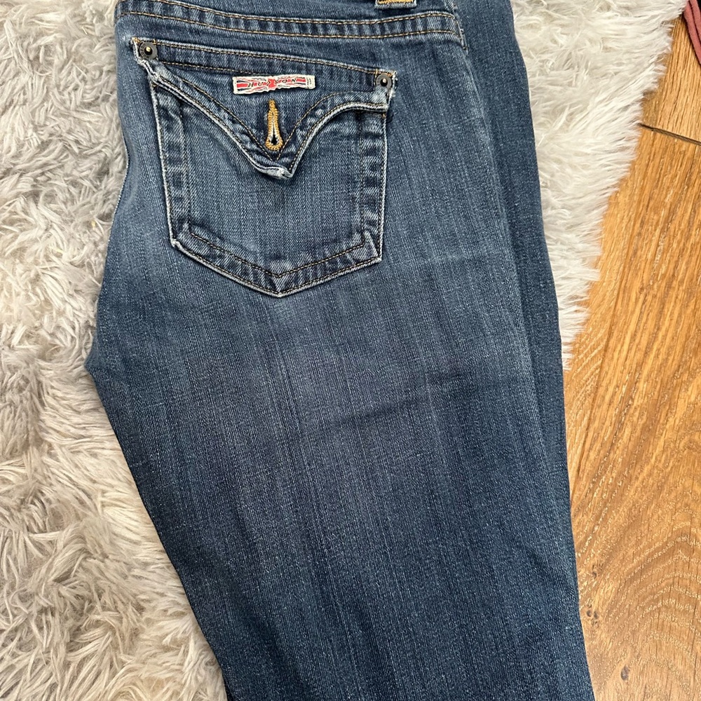 Hudson Jeans Blue Straight Cut Denim